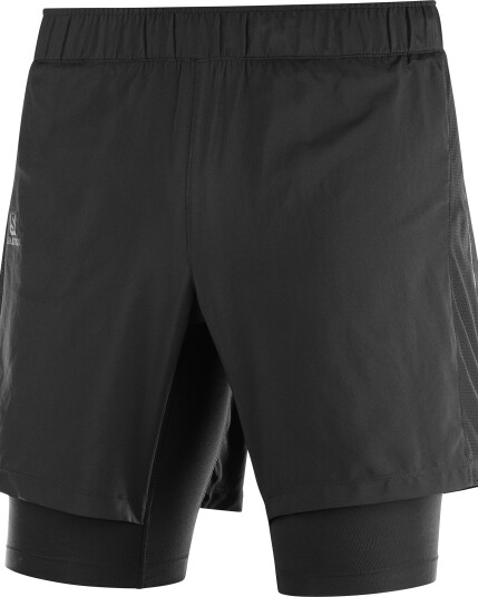 Salomon Agile Twinskin Shorts M Black (Storlek S)