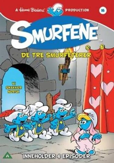 Smurfene: 16 De 3 Smurfeterer DVD