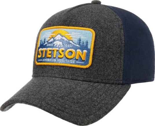 Stetson Men's Trucker Cap Polar Bear OneSize, Grey/Blue