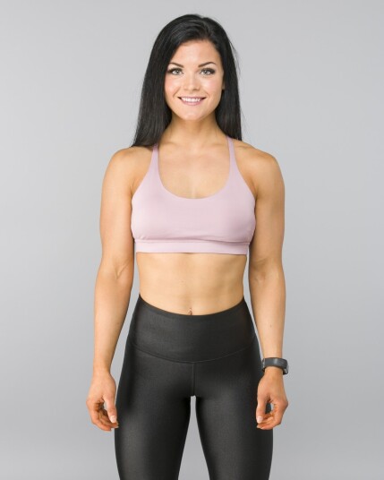 Reebok Workout Ready Tri Back Bra - Infused Lilac - M