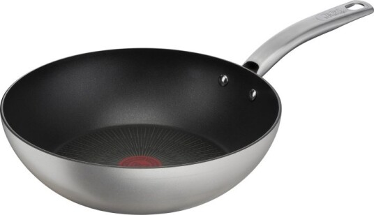 Tefal Recycle - wokpanna, 28 cm, silverfärgad