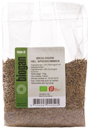 Biogan Spisskummen Hel 100g