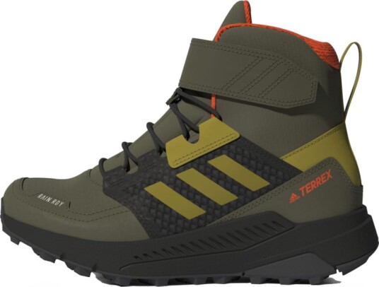 Adidas Kids' Terrex Trailmaker High COLD.RDY Hiking Shoes 34 Focoli/Puloli/Impora