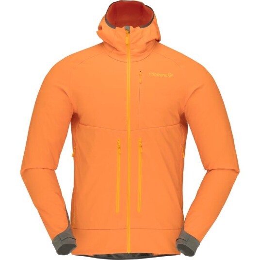 Norrøna Men's Lyngen Hiloflex100 Jacket Oransje XL Man