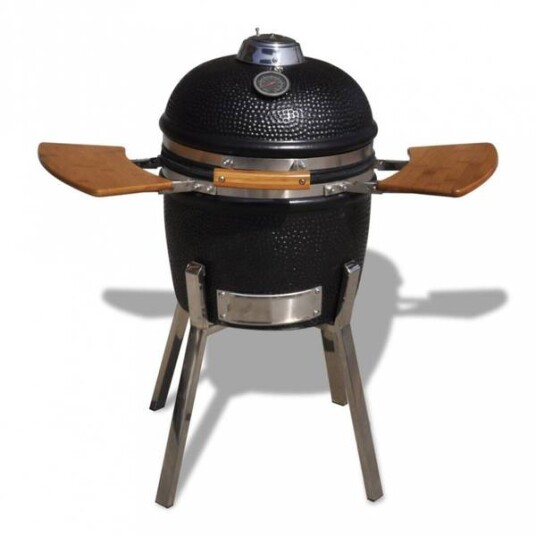 Kamado Kullgrill med røyker keramisk 81 cm