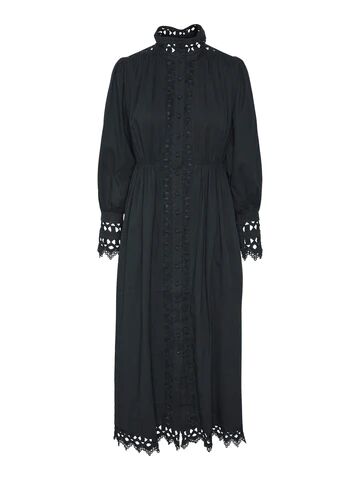 Y . A . S Yastrima LS Long Shirt Dress - Black S