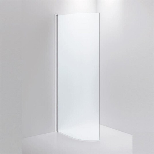 INR Iconic Nordic Rooms Dusjvegg Linc Josephine B78 og B88cm Hvit Matt / 88cm Timeless Klart Glass