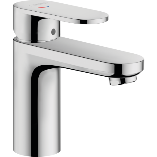 Hansgrohe Vernis Servantbatteri 100 Med bunnventil, CoolStart, Krom