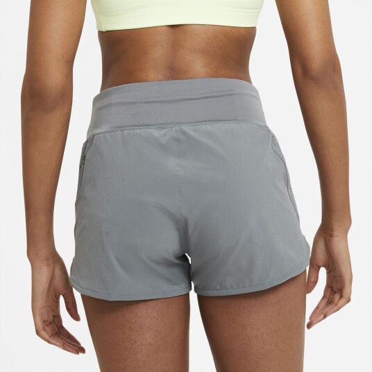 Nike Eclipse Running Shorts 3" Dame Smoke Grey/Reflective Silver L