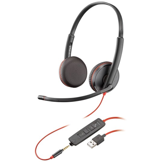 Plantronics BlackWire 3225 USB stereoheadsett