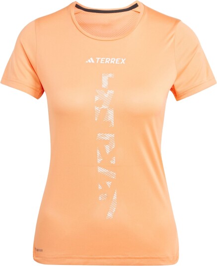 Adidas Terrex Agravic Trail Running T-Shirt Dame Amber Tint M