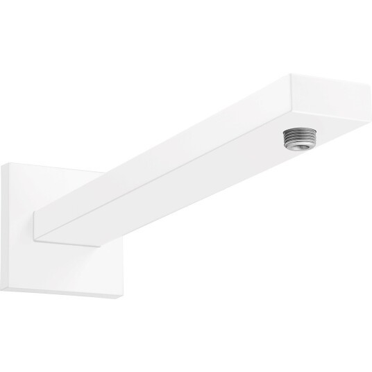 Hansgrohe Dusjbend Square 39 cm, 1/2", Hvit Matt