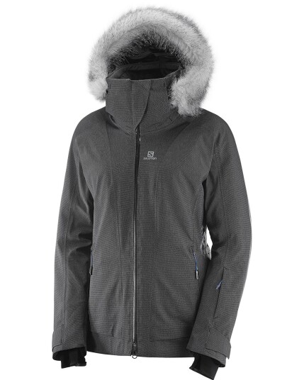 Salomon Weekend Jacket W Black Heather (Storlek M)