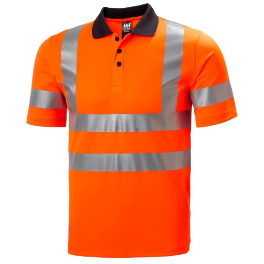 HH Workwear Workwear Helly Hansen Addvis Hi Vis Polo Oransje XS