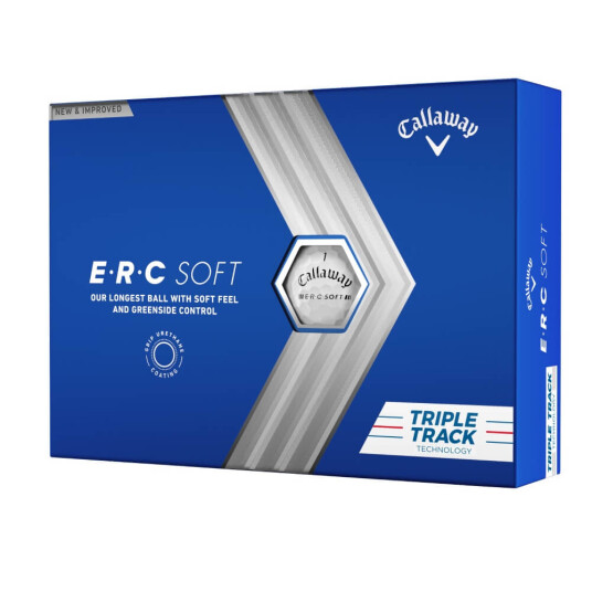 Callaway Erc Soft Triple Track Golfball Hvit