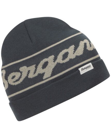 Bergans Bergans Logo Youth Beanie Orion Blue/Chalk Sand