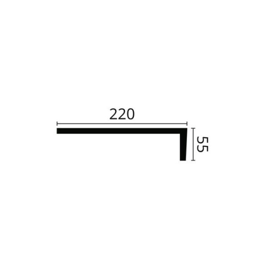 Deco Systems Smygplate ws1 hdps 55x220x2400mm 2,4m smygplate i hd polystyren