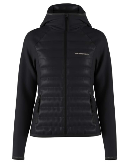 Peak Performance Down Hybrød Hood Jacket W Black (Storlek XS)