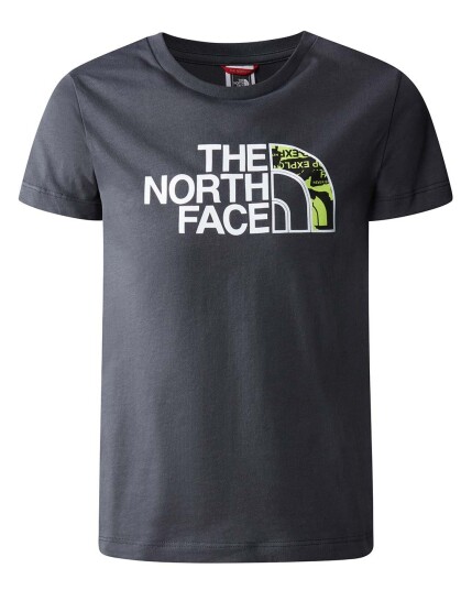 The North Face S/S Easy Tee JR Asphalt Grey (Storlek M)