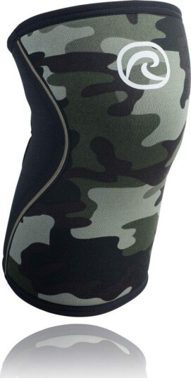 Rehband Rx Knee-Sleeve 5mm Black/Camo L, Black/Camo