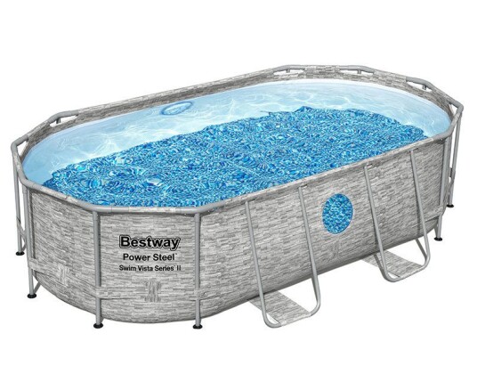 Bestway-Basseng Bestway Power Steel™ Swim Vista 4,27 x 2,5 1 m 7250 liter 56714