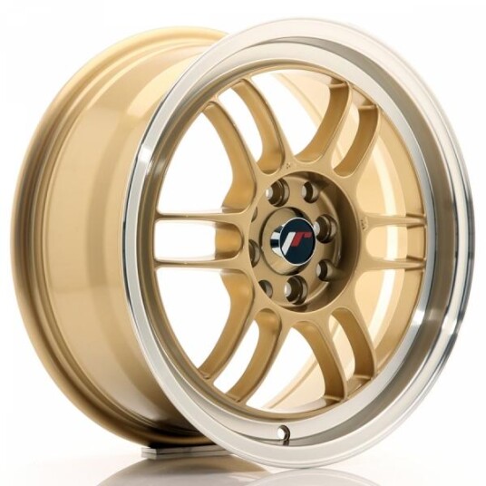 Japan Racing Jr7 Gold Machined Lip 7x16 4x100 ET38 B73.1