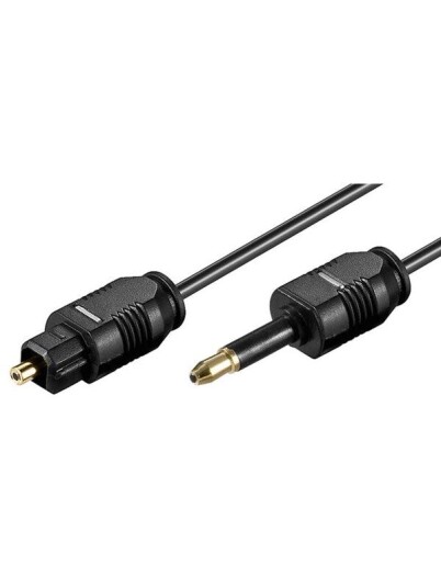 Pro Optical Toslink MiniPlug Cable - 1m