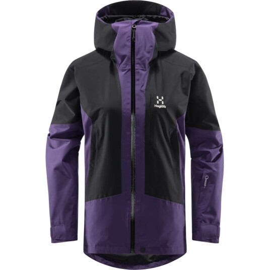 Haglöfs Women's Lumi Jacket XS, Purple Rain/True Black