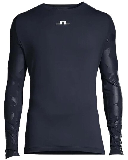 J.Lindeberg Steven Base Layer Top M navy debossed camo (Storlek L)