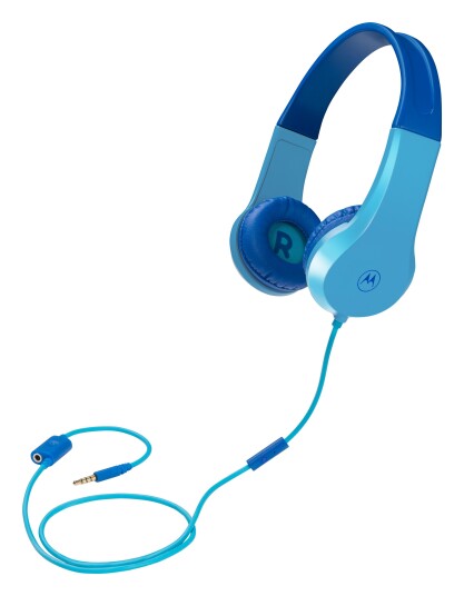 Motorola Moto JR200 Headphone Kids wired Blue