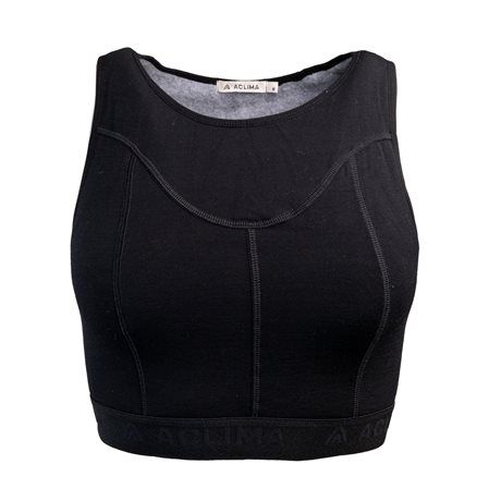 Aclima FleeceWool Top, Dame Jet Black (#353130) Dame L