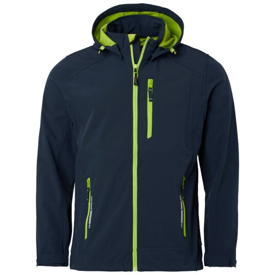 Top Swede menns 351 lange ermer Softshell Marineblå, 1 stk ,SBG-35102100203 XS