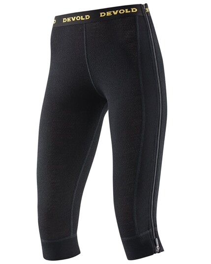 Devold Wool Mesh Zip-Off Capri W Black (Storlek XS)