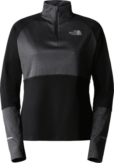 The North Face Women's 1/4 Zip Run Fleece XS, TNF Black/Asphalt Grey Light Heather