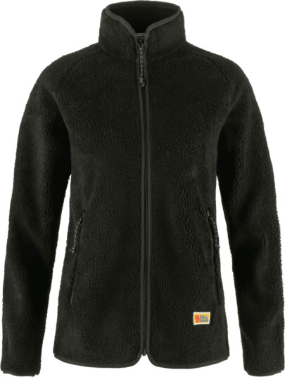 Fjellreven Women's Vardag Pile Fleece L , Black