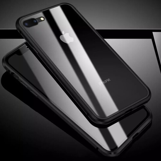 INCOVER iPhone 8 Plus / 7 Plus Ultra-Strong 360 Grader Magnetisk Deksel - Svart