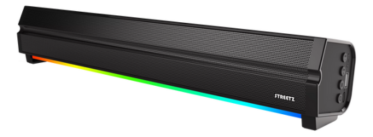 Lydplanke - Soundbar med Bluetooth med RGB-Lys - Streetz