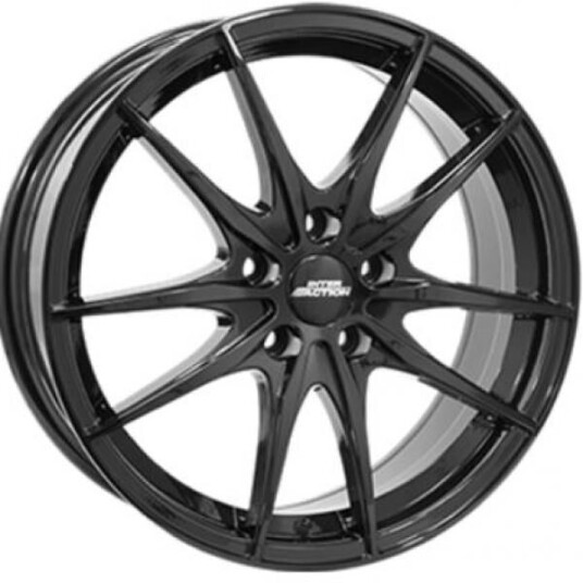 Inter Action 2 Zodiac Gloss Black 6x15 5x100 ET38 B57.1