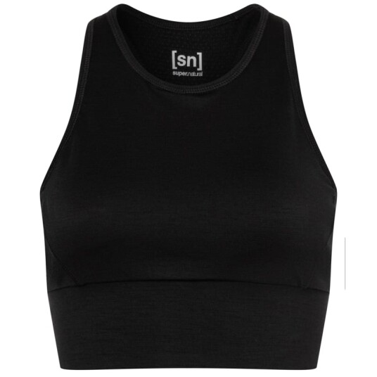 super.natural Women's Liquid Flow Top XL, Jet Black