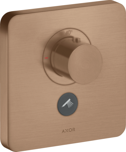 Axor ShowerSelect Termostat, m/1 utløp For innbygging, Børstet Rødt Gull