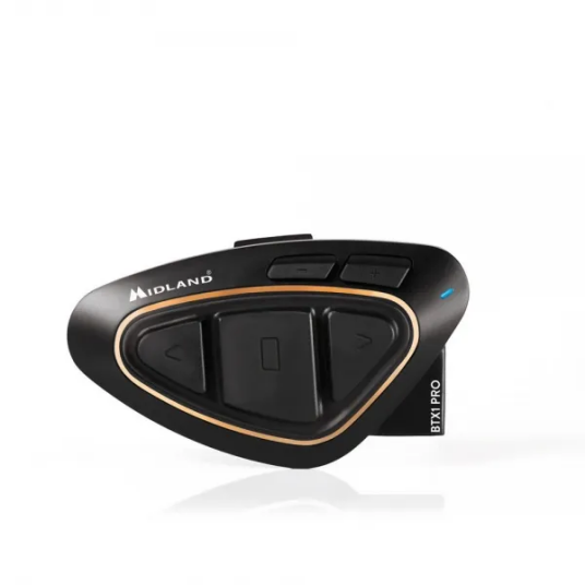 Midland BTX1 Pro S BT headset motorsykkelhjelmer, enkelt enhet