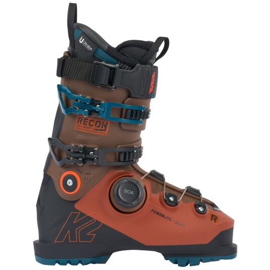 K2 Recon 130 BOA, Skistøvler, Herre, Red/Brown 28,5