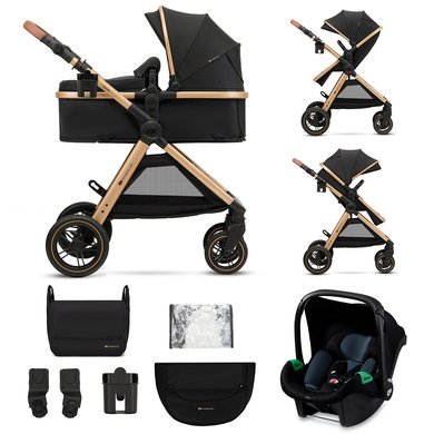 Kinderkraft ESME 3in1 Pure barnevogn Black