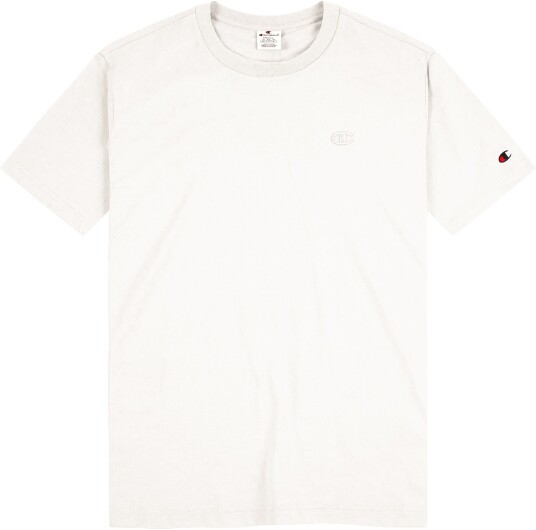 Champion Rochester Crewneck T-Shirt Herre Ww/White M