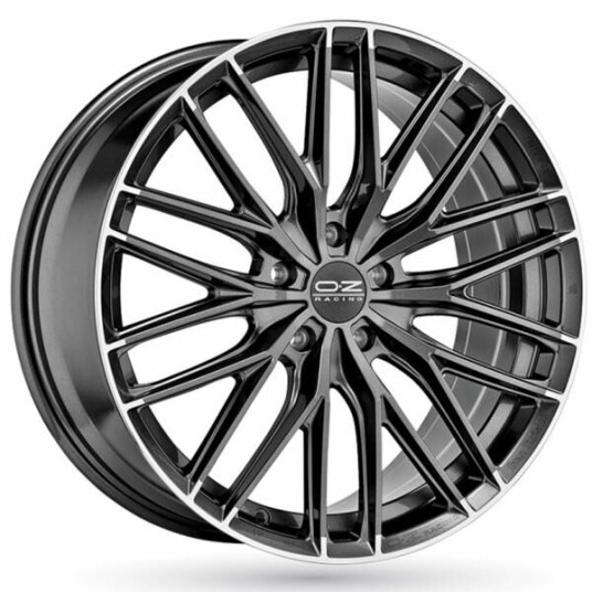 Oz Gran Tourismo Hlt Grey Polished 9.5x20 5x112 ET22 B75.1