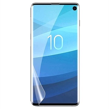 Samsung Galaxy S10 Full Dekning Skjermbeskyttelse - Gjennomsiktig