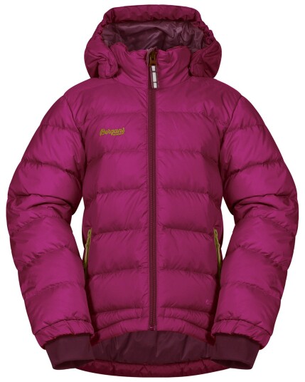 Bergans Down Kids Jacket Cerise/Jam/Desert (Storlek 110)