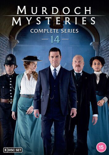 Murdoch Mysteries: Complete Series 14 DVD 2021 Yannick Bisson cert 15 3 discs English Brand New