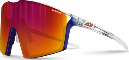 Julbo Edge Spectron 3 Shiny Translucent Crystal/Metallic Blue OneSize, Shiny Translucent Crystal/Metallic Blue