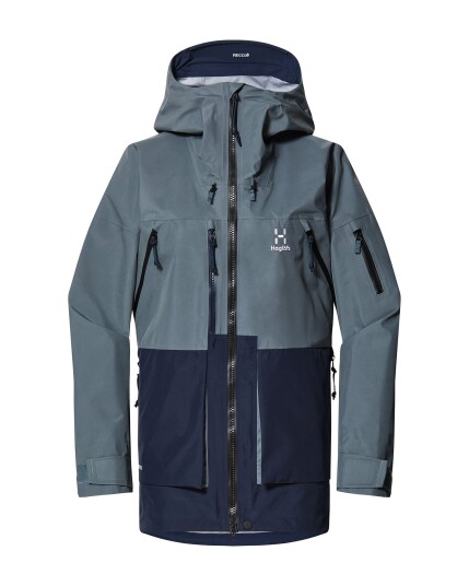 Haglöfs Vassi GTX Jacket W Steel Blue/Tarn Blue (Storlek XL)